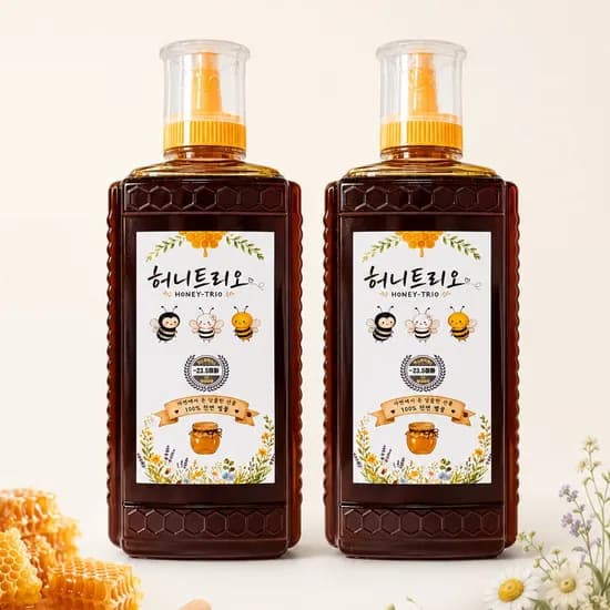 플로허니 천연 야생화꿀 1kg 2개