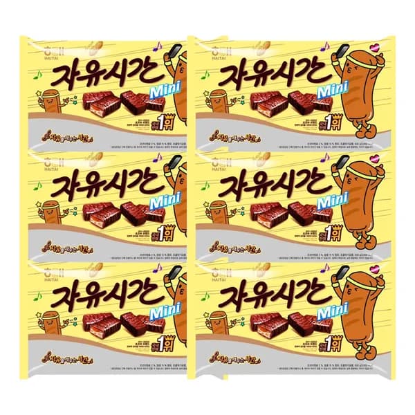 해태제과 자유시간 미니 630g 6개 1박스