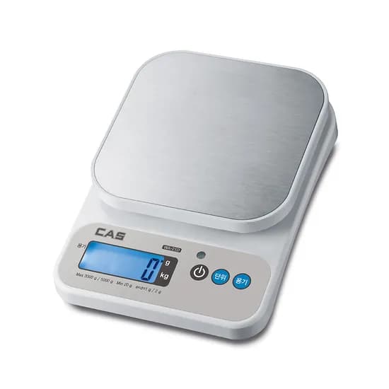 카스 정밀 전자저울 WA-21D 화이트 5kg 1개