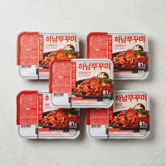 하남쭈꾸미 보통매운맛 외 1종 500g 3개 2개 1세트