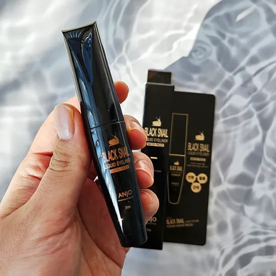 앙쥬 초강력 블랙스네일 리퀴드 아이라이너, 블랙, 7ml, 2개