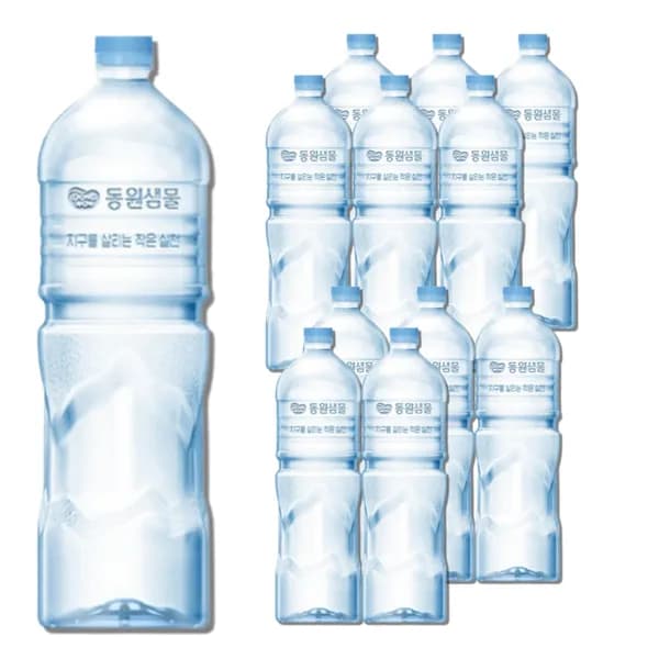 동원샘물 무라벨 2L 12개
