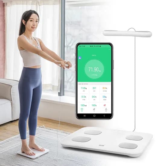 한경희 인바디 체중계 HEWM-B100WT 화이트 1개