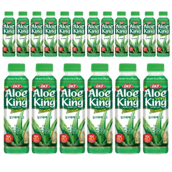 OKF 알로에 베라킹 제로슈가 500ml 18개