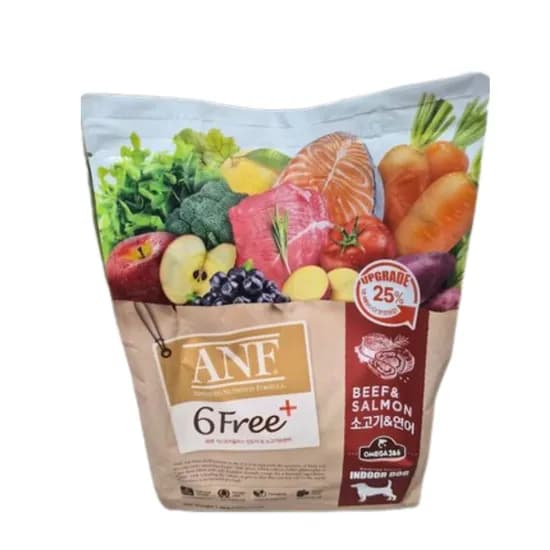ANF 식스프리플러스 인도어 독 소고기&연어, 5.6kg, 1개