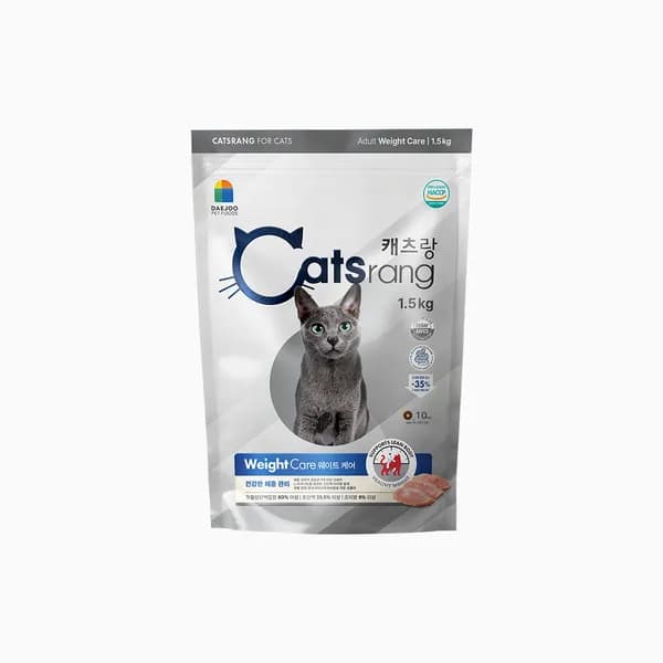캐츠랑 어덜트 웨이트케어 고양이 체중관리 사료 1.5kg