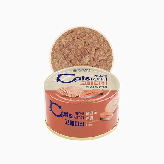 캐츠랑 고메디쉬, 참치+연어, 160g, 24개