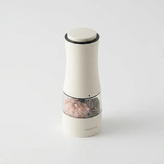 모노테일 세보리 소금 후추 듀얼 전동 그라인더 아이보리 50ml 1개