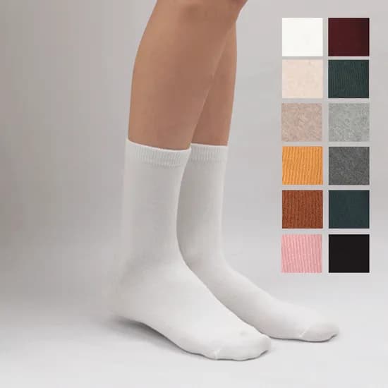 BAENY SOCKS 여성 무지 20수 양말 화이트 여성220-250 4켤레 1세트