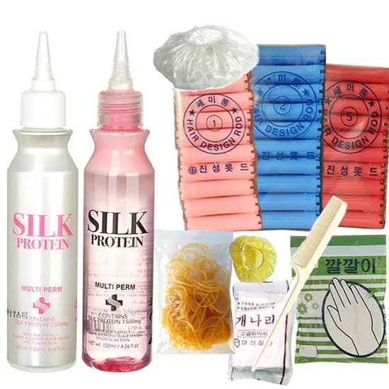 자브 실크 퍼머약 세트, 345번, 120ml, 1개