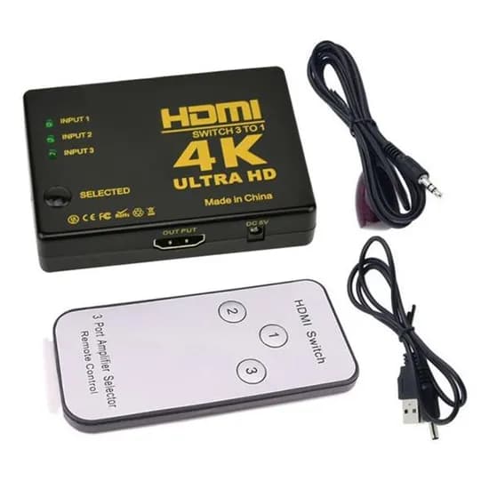 ACDC 4K HDMI 2.0 분배기 3포트, 1개