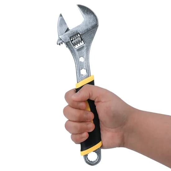 하루공방 고강도 카본 스틸 헤드 몽키스패너 렌치, 250mm, 1개