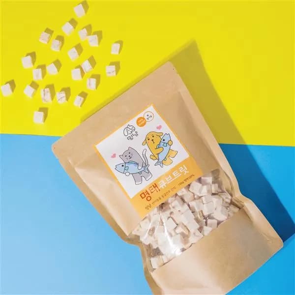 멍냥 동결건조 명태트릿 황태 100g 1개 13,300원