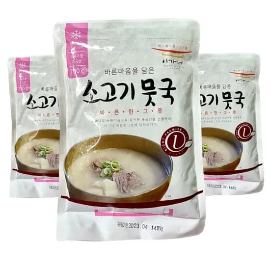 이가네 소고기뭇국 700g 3개