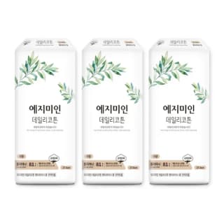 웰크론헬스케어 예지미인 데일리코튼 롱 팬티라이너 81개