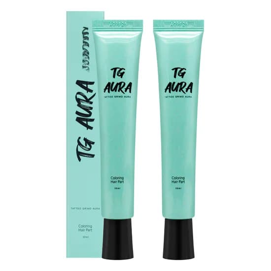 타투그리모 아우라 컬러링 에센스 흑갈색 30ml 총 2개