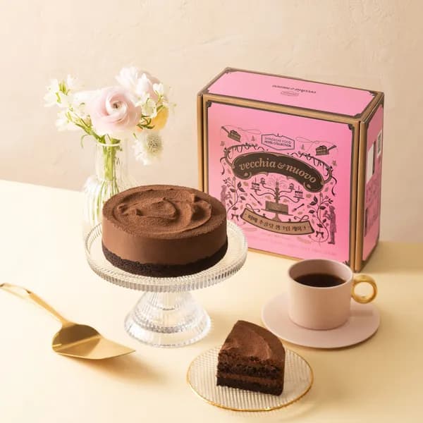 베키아에누보 파베 초콜릿 생크림 케이크 500g 1개