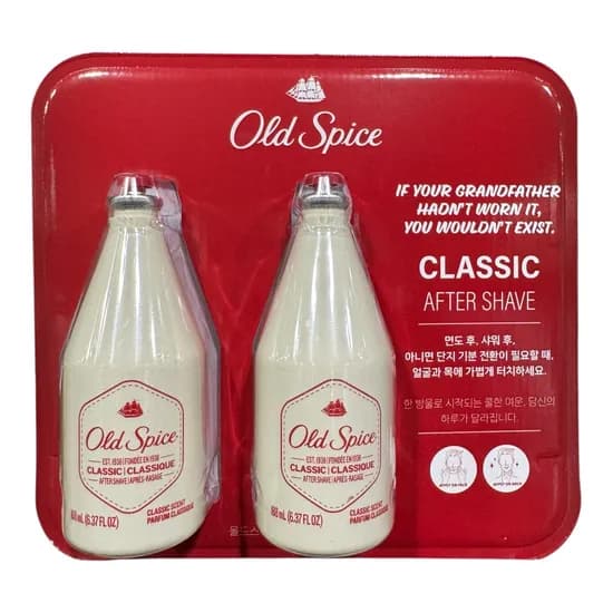 올드스파이스 클래식 애프터쉐이브 로션, 188ml, 2개