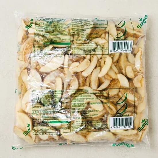 심플로트 스킨 온 10 컷 랜치 웨지 반달 감자 2kg 1개