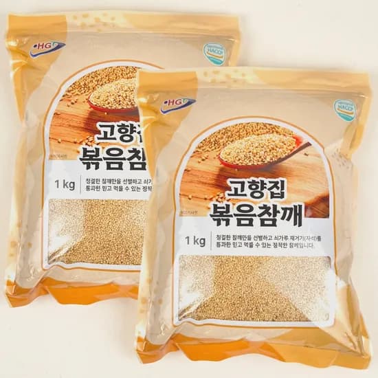 고향집 볶음참깨 1kg 2개