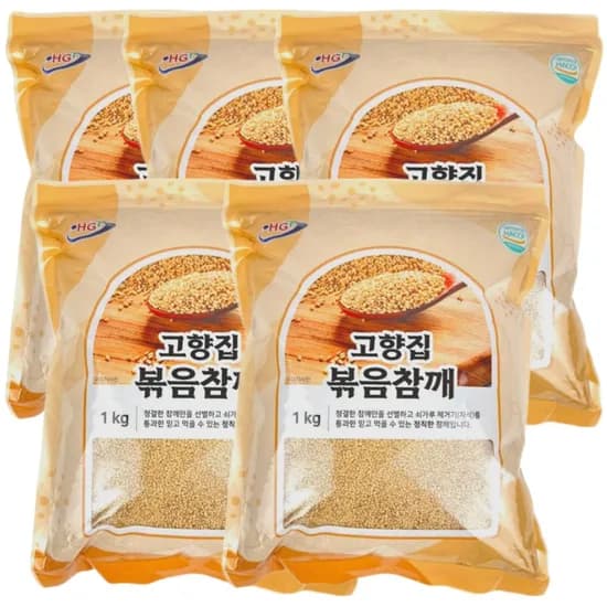 고향집 볶음참깨 1kg 5개