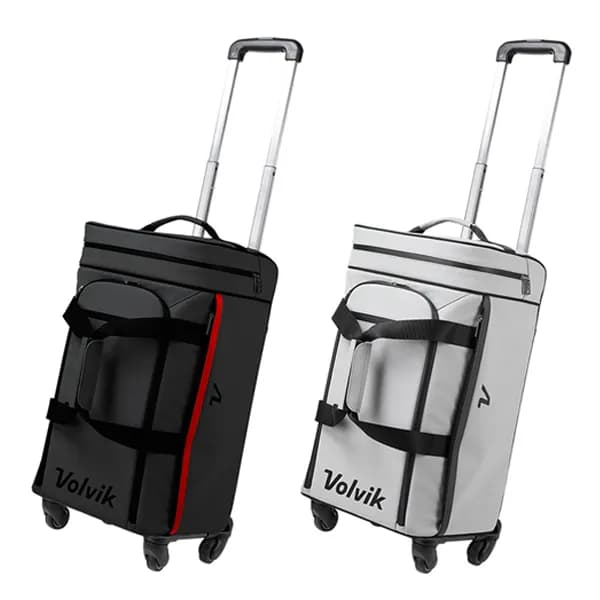 볼빅 바퀴 4휠 보스턴백 트롤리백 골프가방 블랙 W31xH58xD26cm