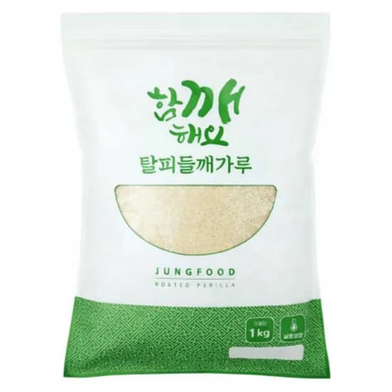 정푸드 탈피 들깨가루 1kg 1팩