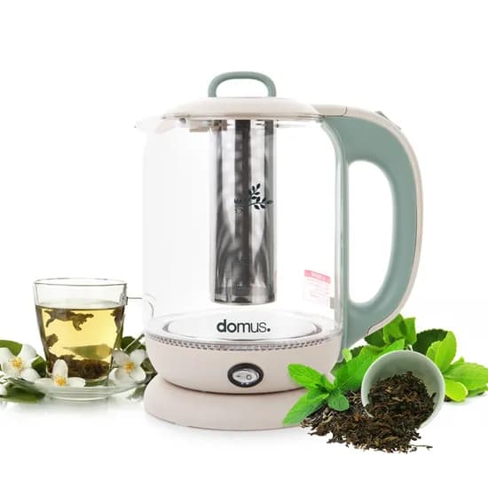 도무스 홈 유리보온 티포트 DK-T1795GF, 1.7L, 1개