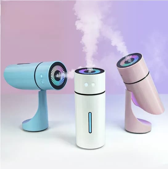 인오젠 I-mist Poly 차량용 책상용 각도조절 가습기, 스카이블루, 1개