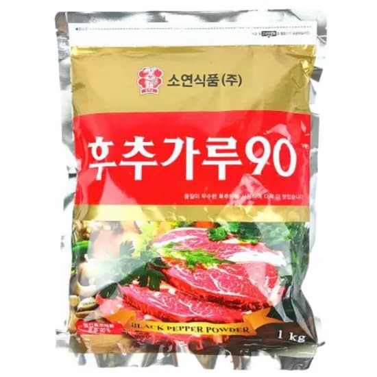 소연식품 후추가루90 흑후추 1kg 1팩