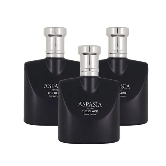 아스파시아 오드 퍼퓸 포 맨 더 블랙, 50ml, 3개