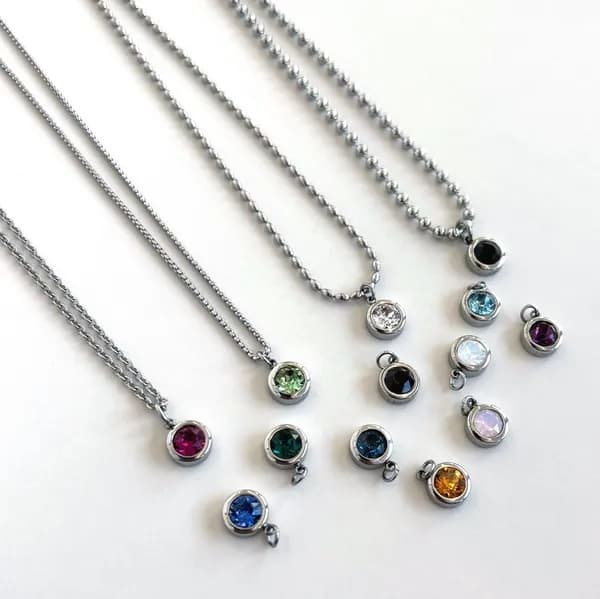 탄생석 써지컬 목걸이 7월 2번 줄 XS 19,000원