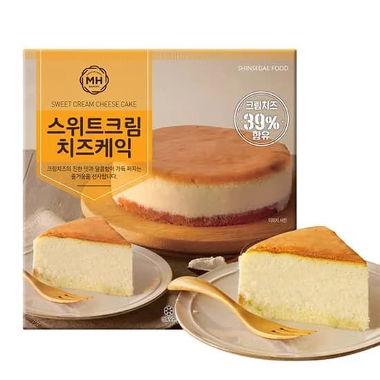 밀크앤허니 스위트 크림 치즈케이크 520g 1개