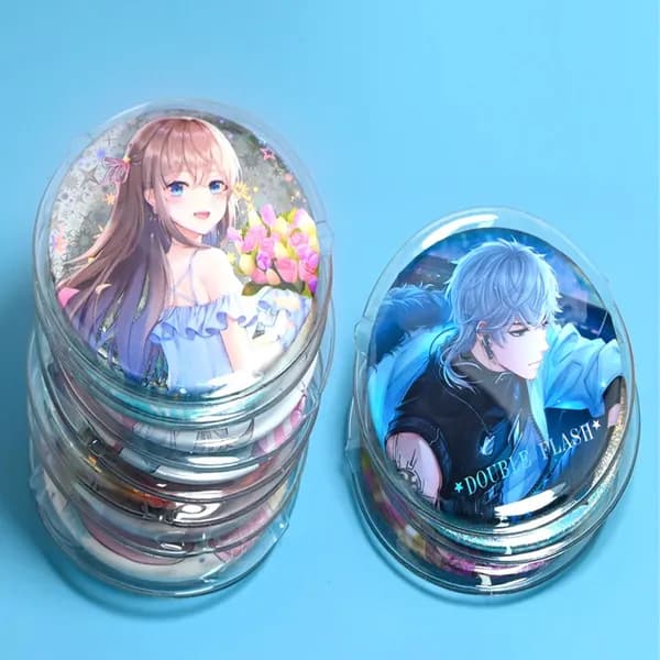 캔뱃지 커버 투명 63mm 10개