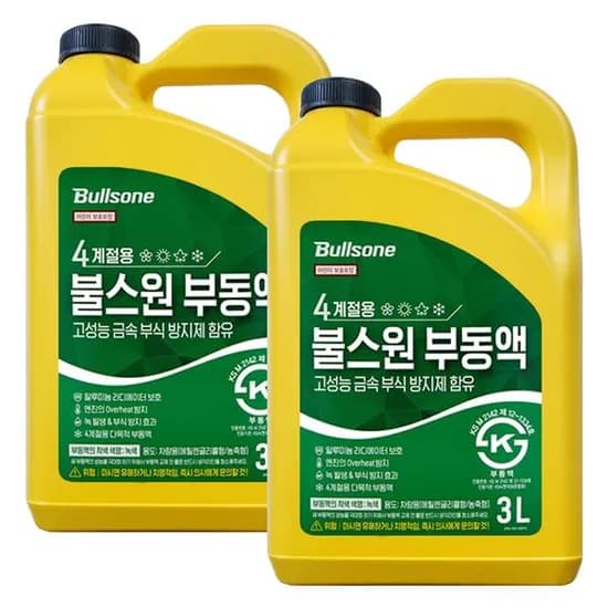 불스원 4계절용 부동액, 3L, 2개