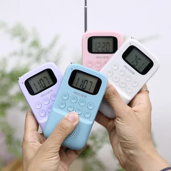 아이리버 포터블 라디오 스피커 IRS-C707 바이올렛
