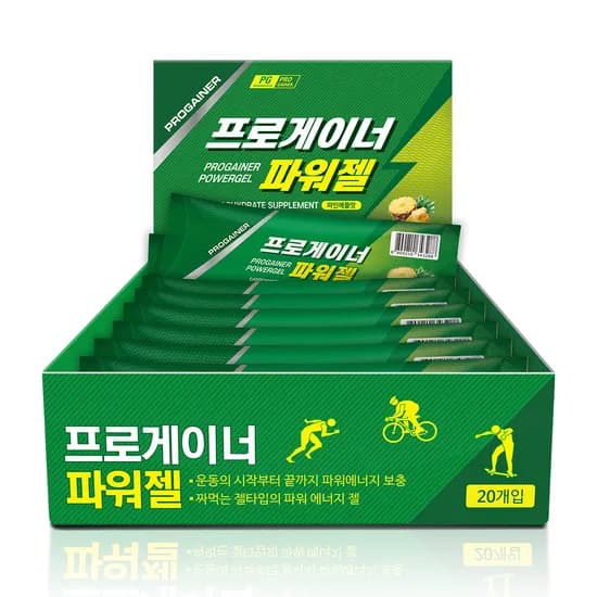 프로게이너 파워젤 파인애플맛 40g 20개