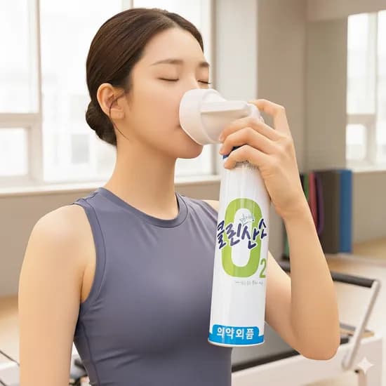 성원나노텍 클린산소 휴대용 산소캔 816ml 5개