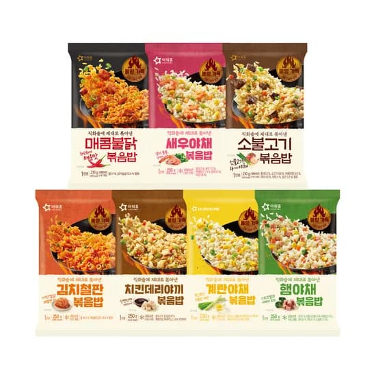 아워홈 직화솥 볶음밥 7종, 2세트