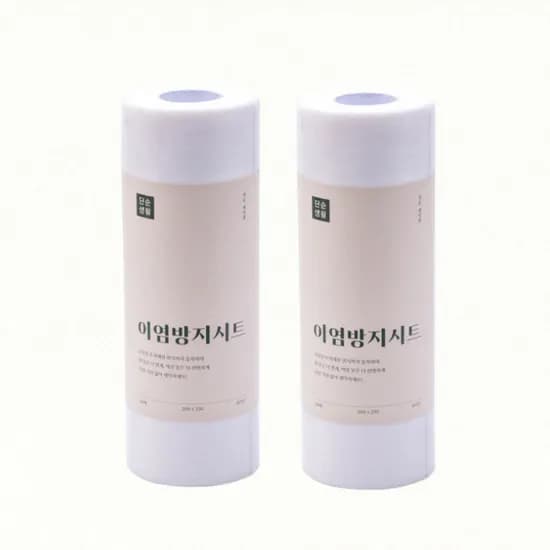 단순생활 이염방지시트 롤형 대형, 60매입, 2개