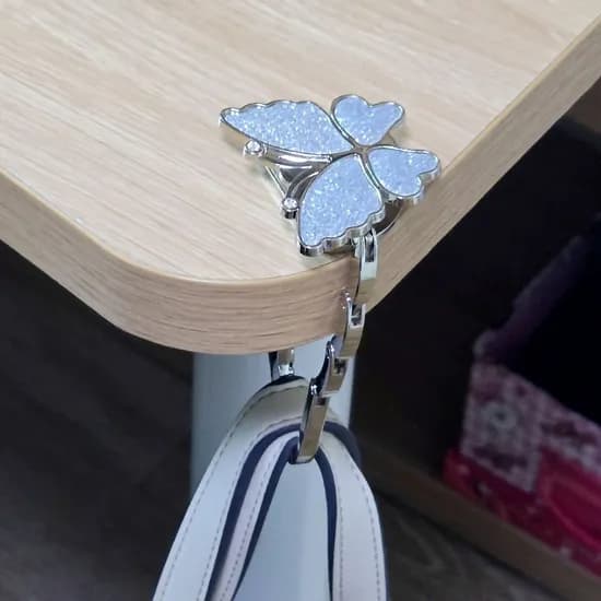 나비 휴대용 가방걸이 블루 2개