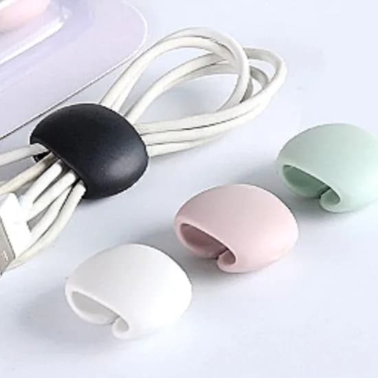 케이블 선 정리 클립 블랙 1개