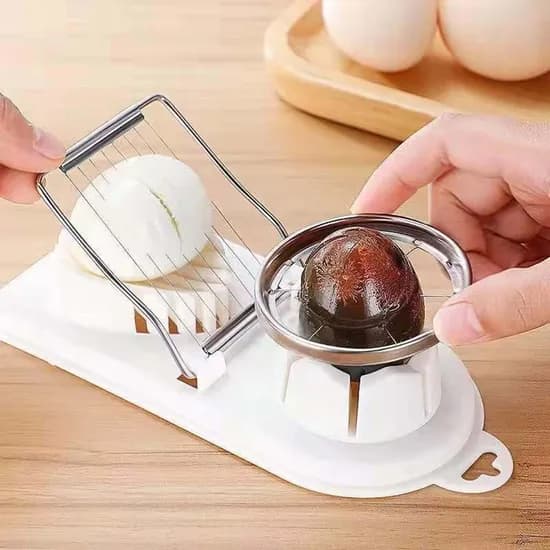 듀얼 에그 커팅기, 화이트, 1개