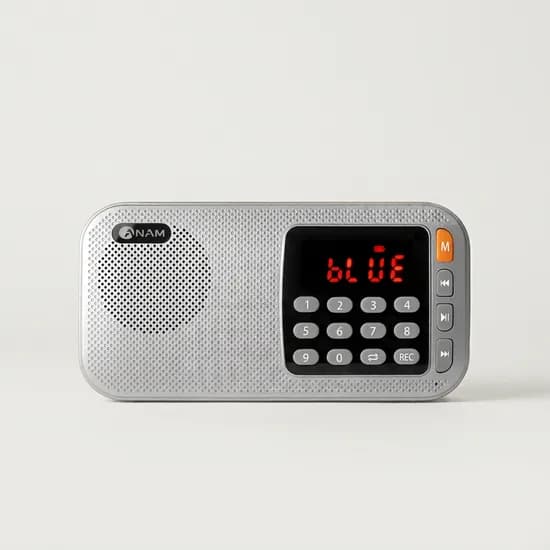 아남 효도라디오 ATX-25 블루투스 USB SD 실버 1개