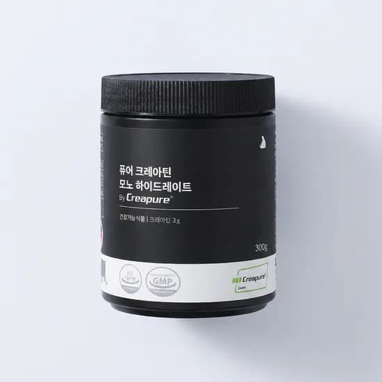 잠백이 크레아퓨어 크레아틴 모노하이드레이트 300g 1개