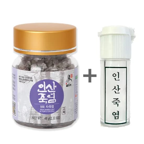 9회 인산 자죽염 고체 60g 1개