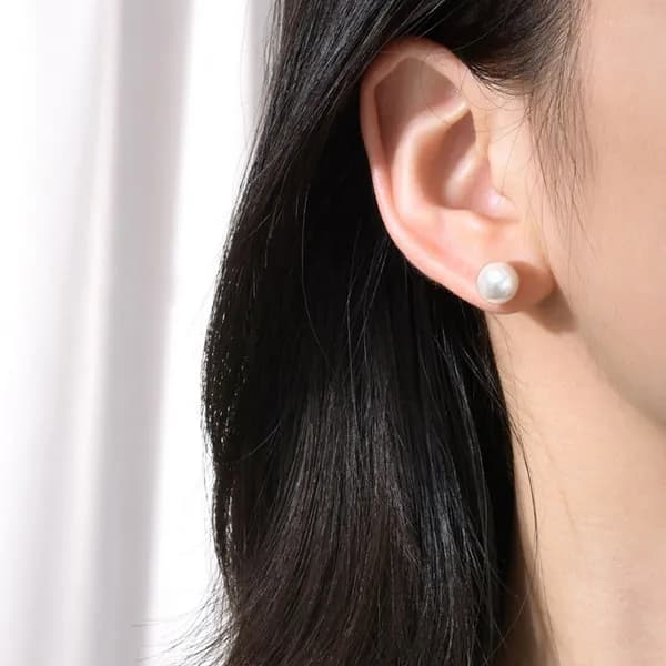 스와로브스키 14K 골드필드 진주 귀걸이 화이트 4mm 1개 8,455원