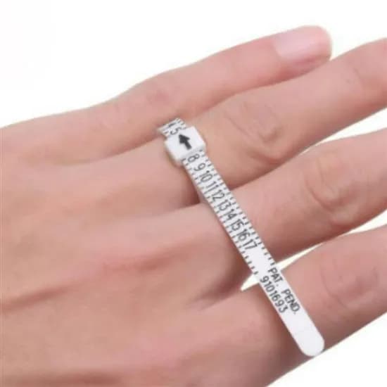 링게이지 반지 사이즈 측정기 화이트 1개