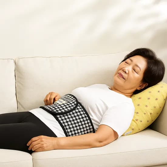 한일의료기 부위별 맞춤 전기 찜질기 허리 블랙 1개