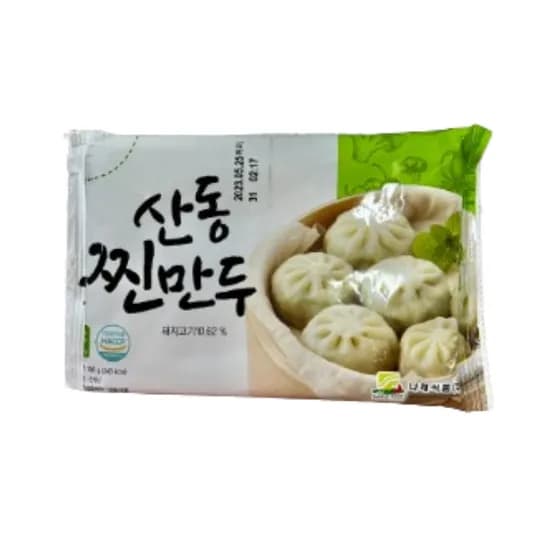 나래 산동 고기 찐만두 180g 5개